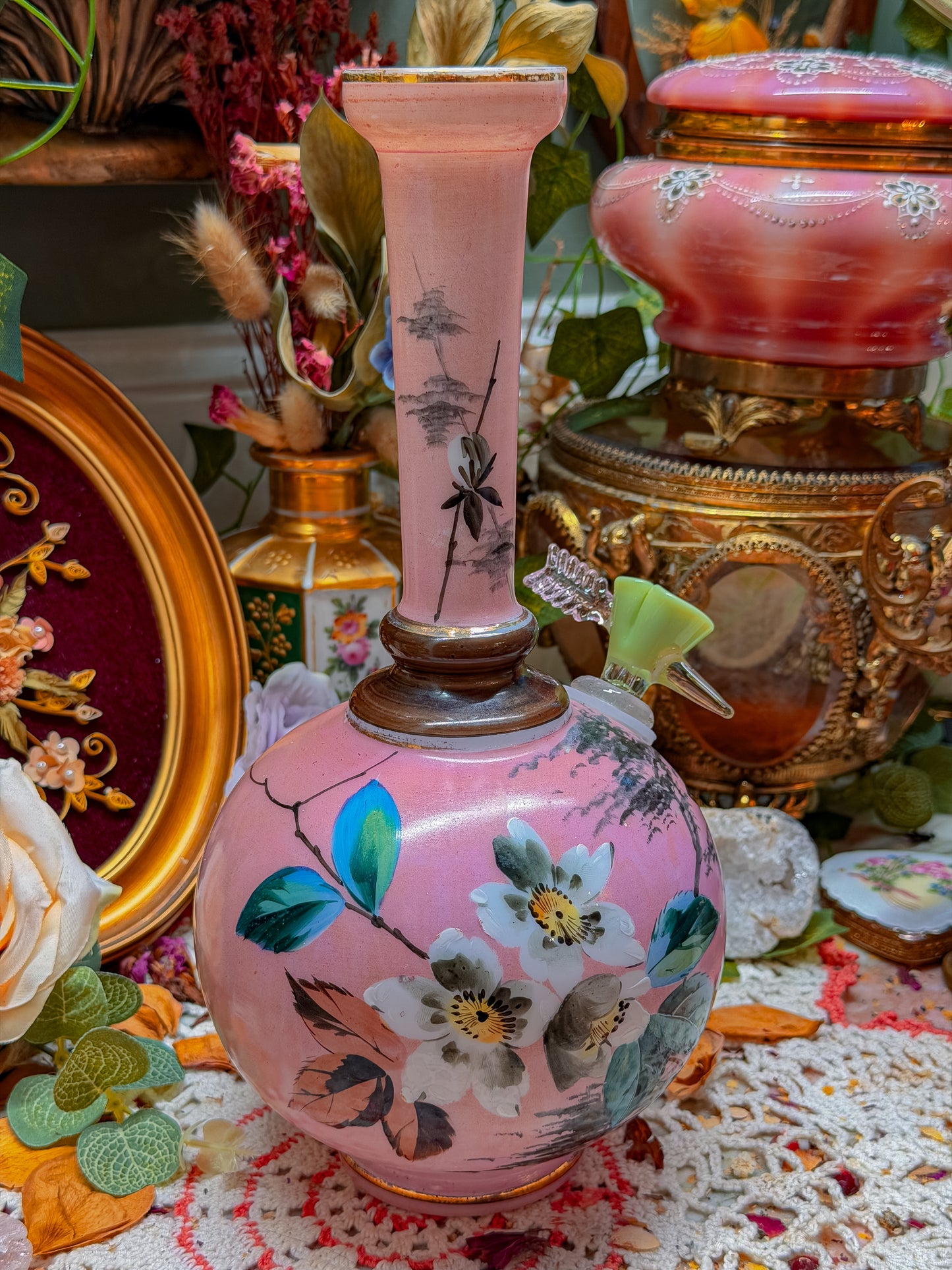 Bristol glass floral✨