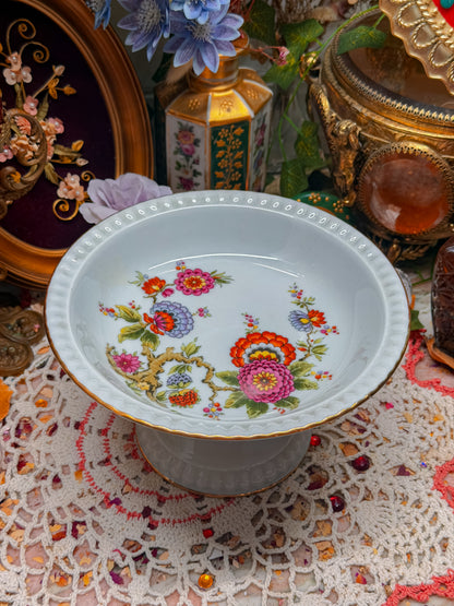 Floral Pedestal ashtray/tray✨