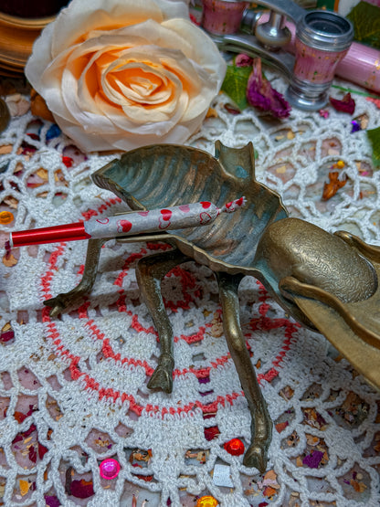 Solid brass fly ashtray🕷️