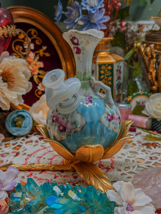 Nippon bong with flower stand Victorian✨