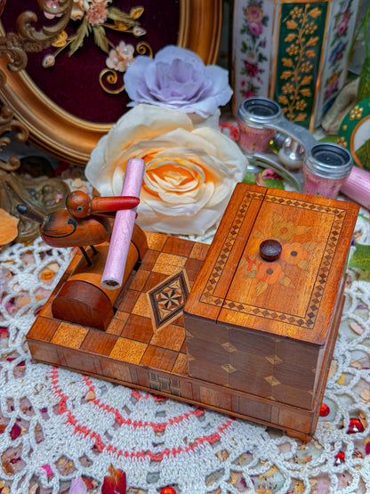 Wooden cigarette bird dispensing box✨