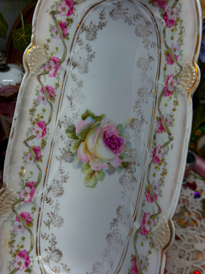 German Floral rolling tray✨
