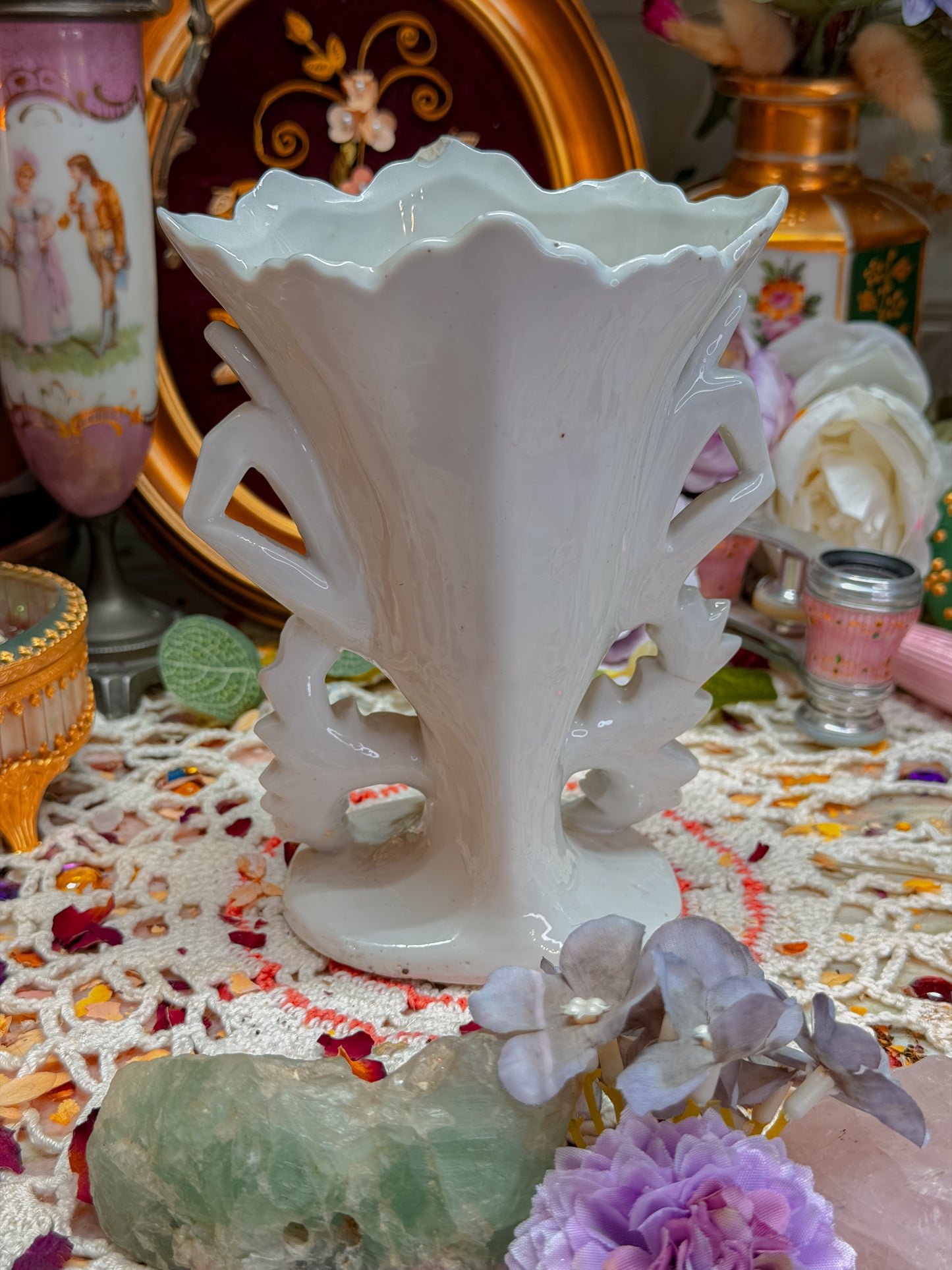 Standing floral ashtray✨