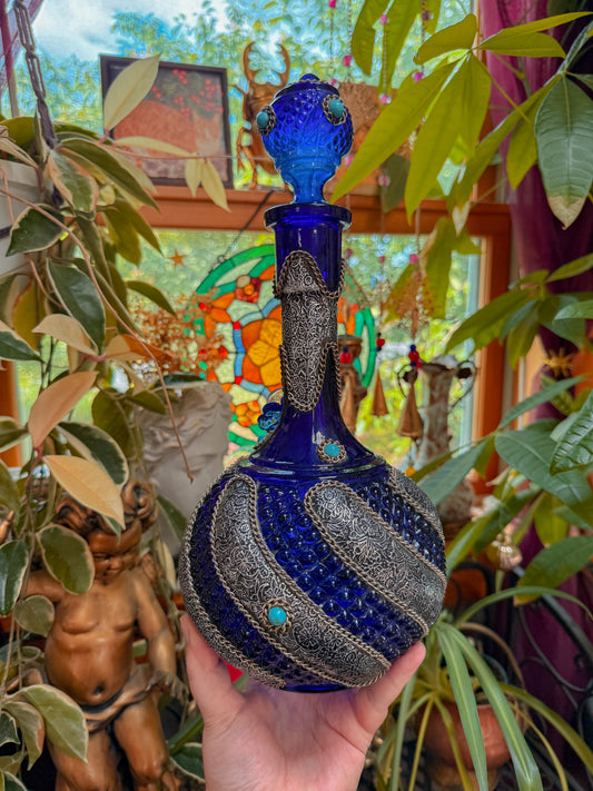 Turkish hammered metal swirl✨