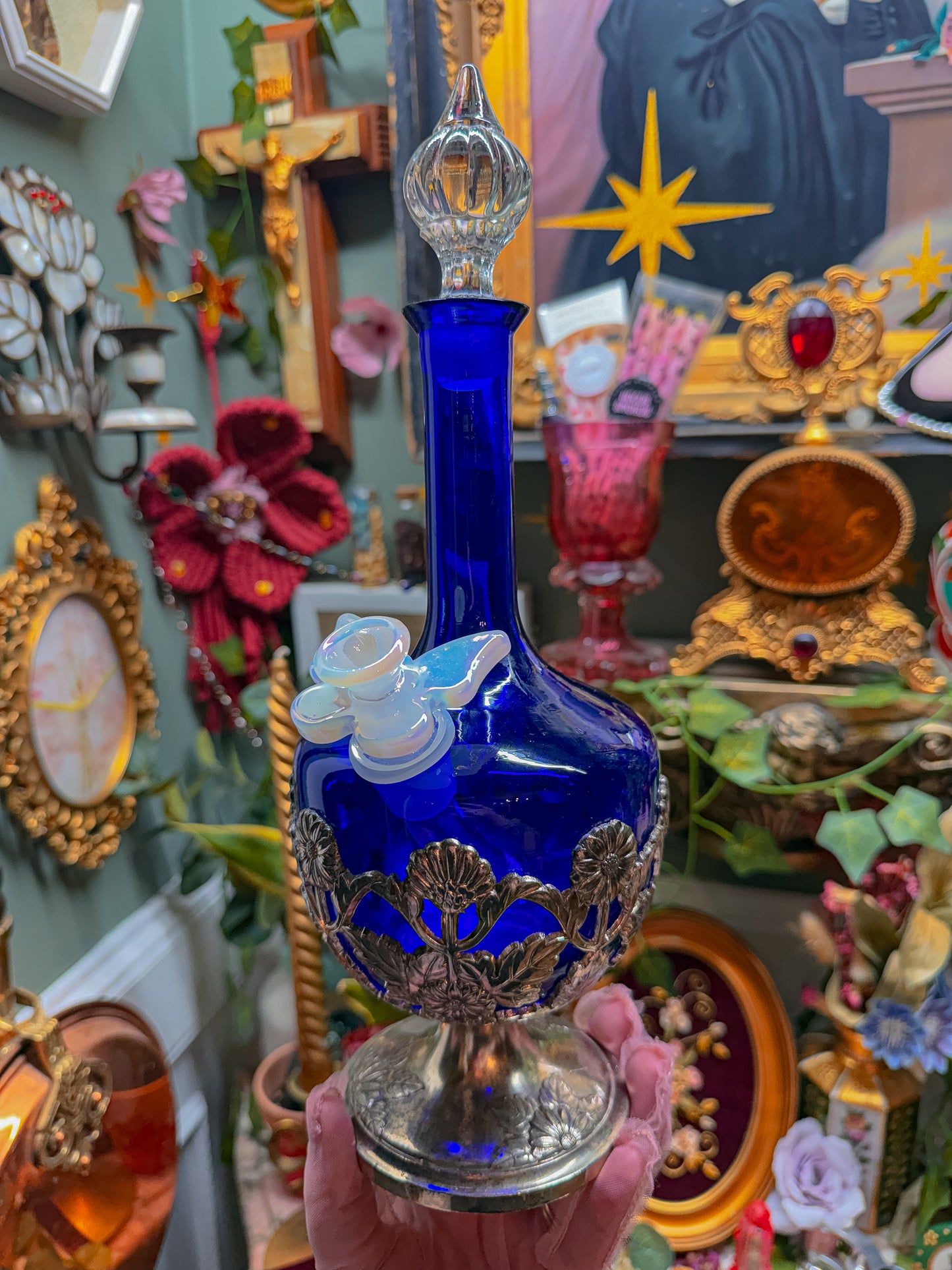 American cut crystal corp colbalt✨