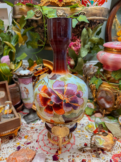 Bristol and brass floral and stand✨