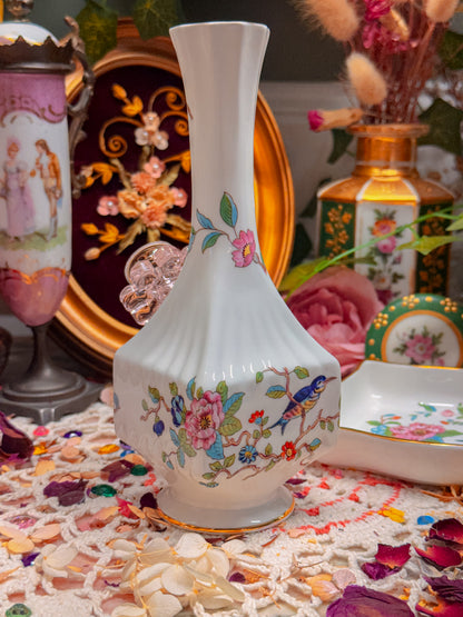 Aynsley bird/floral ashtray set✨