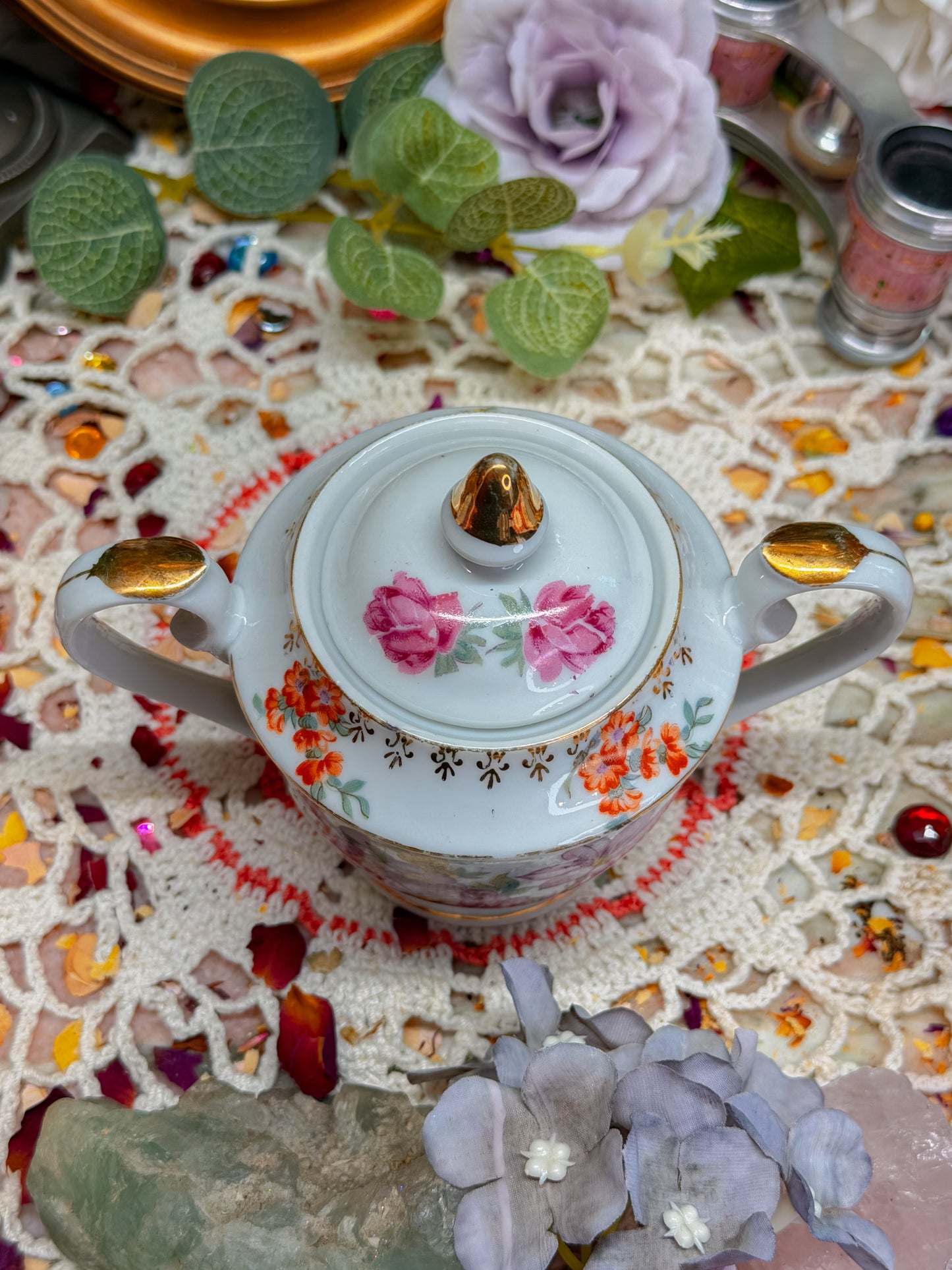 Floral stash jar✨