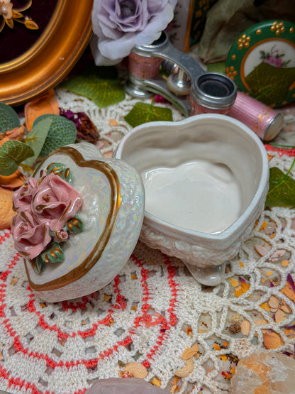 Lusterware 3D floral heart stash✨✨