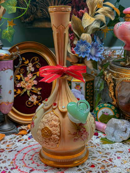 Royal Worcester luxury bong with add ons and bow✨