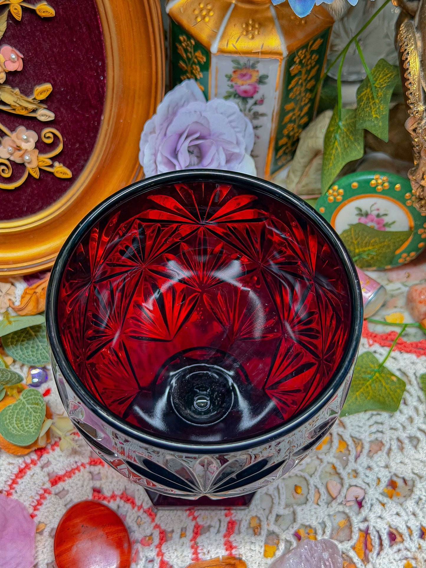 Cristal D’arques ruby red stash✨