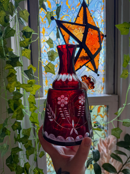 Cut glass bohemian ✨