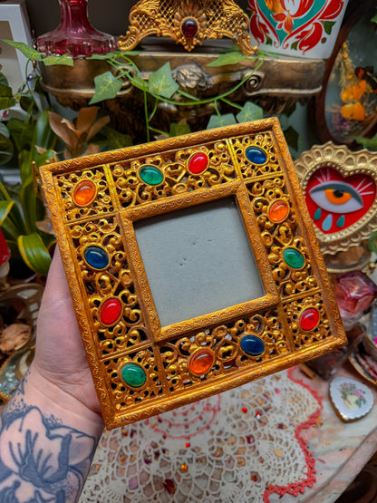 Ornate picture frame with gems✨