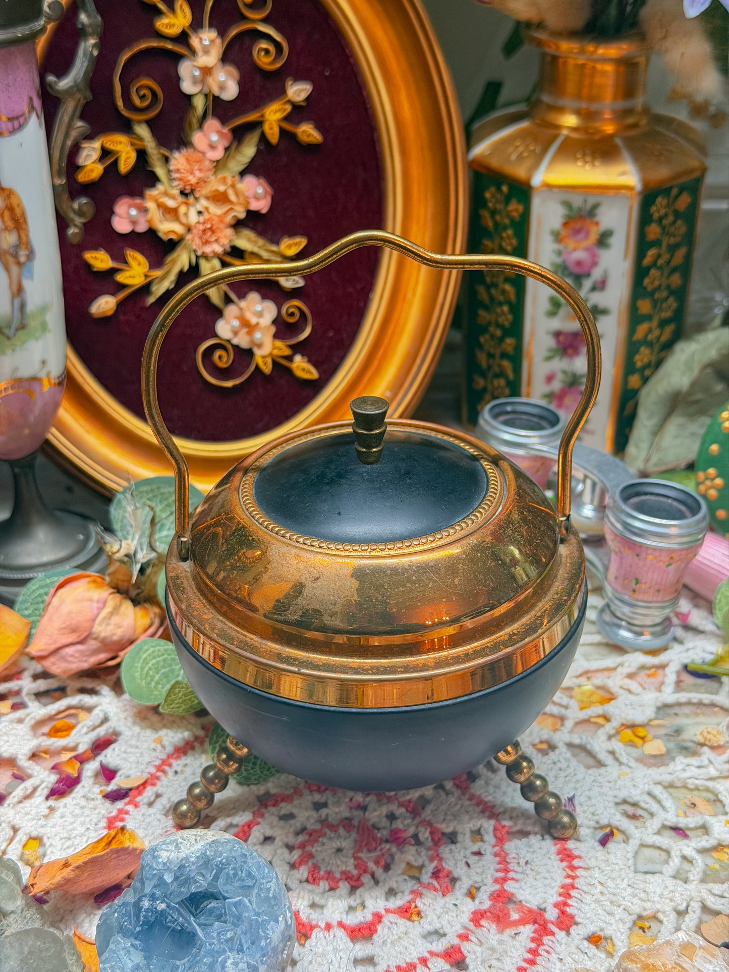 Brass Cauldron cigarette stash✨