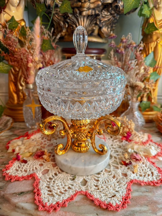 Genuine crystal and marble stash✨