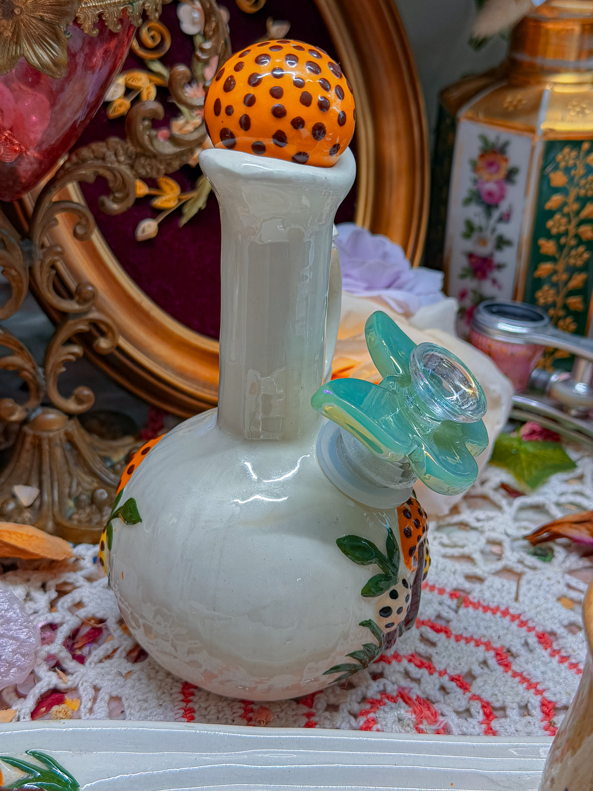 Arnels 70s mushroom bong set✨