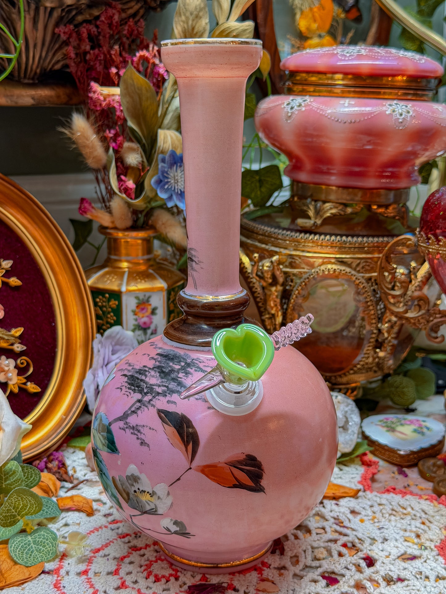 Bristol glass floral✨