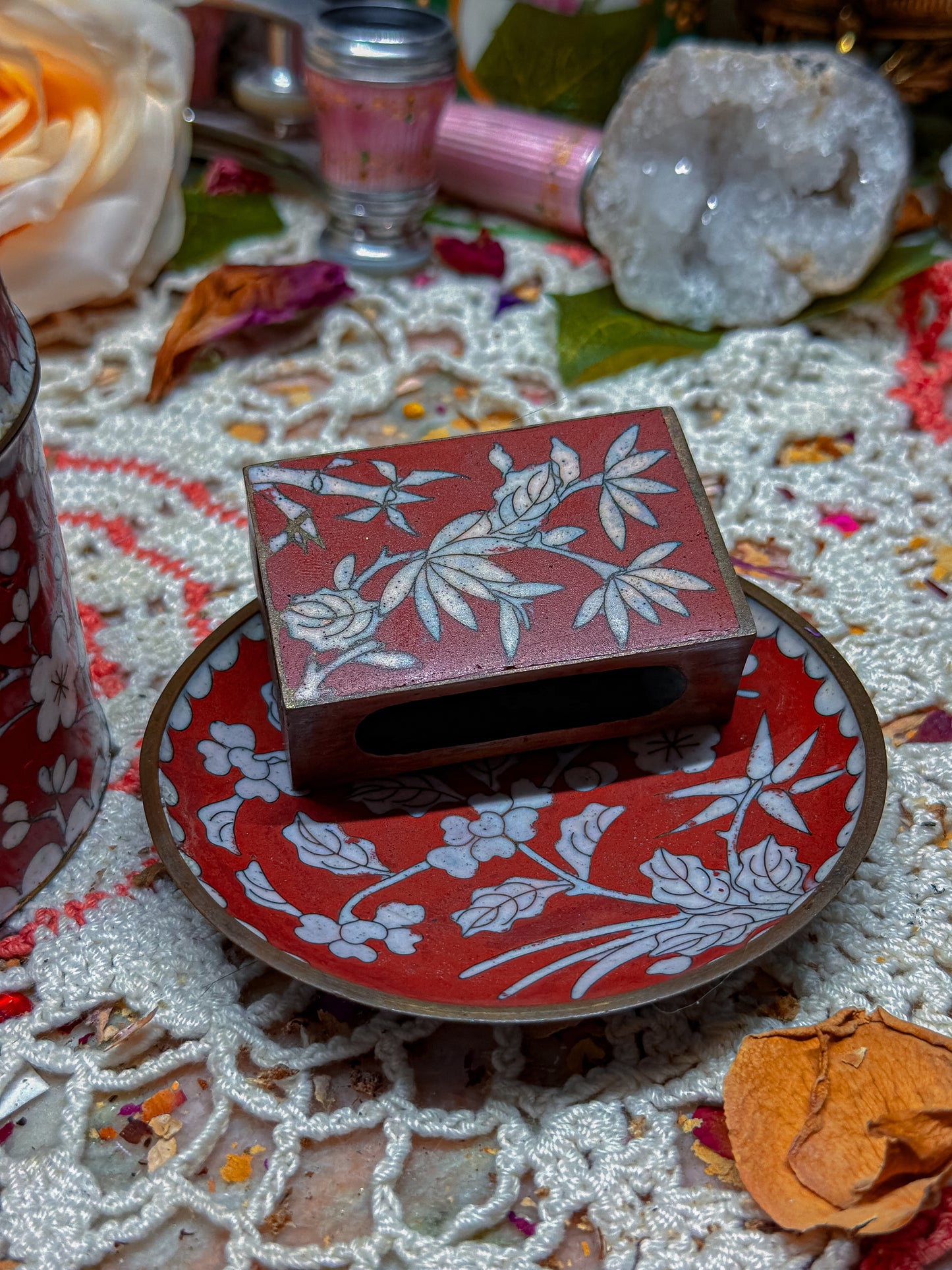 Cloisonné smoke set✨