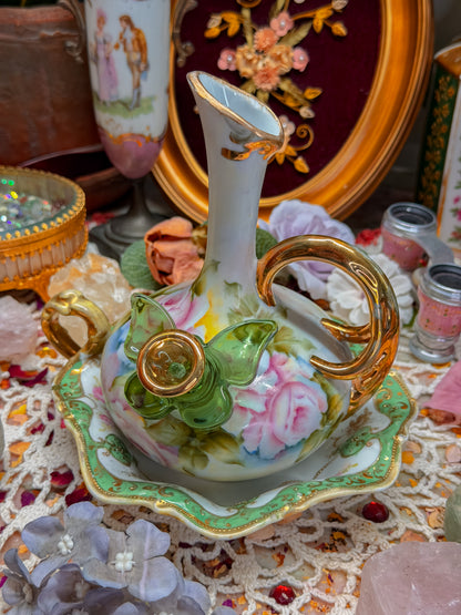 Limoges/Nippon floral set✨