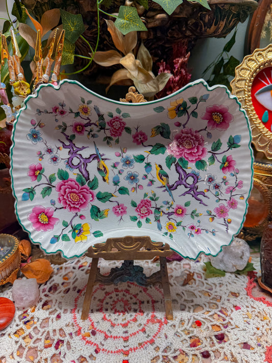Floral and bird Rolling tray✨