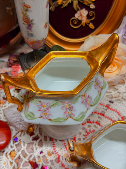 Limoges French floral stash & ashtray✨