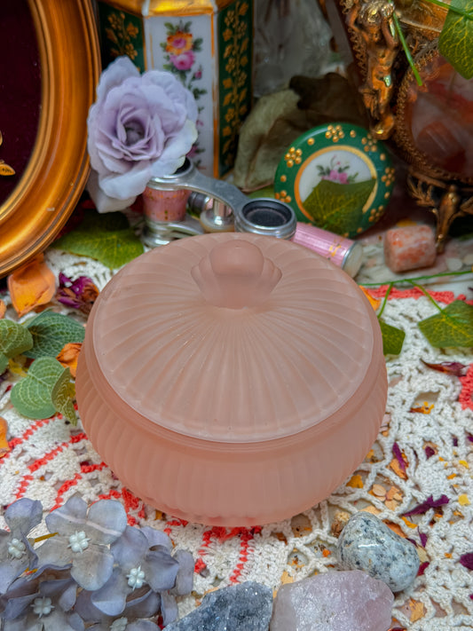 Satin frosted glass stash✨