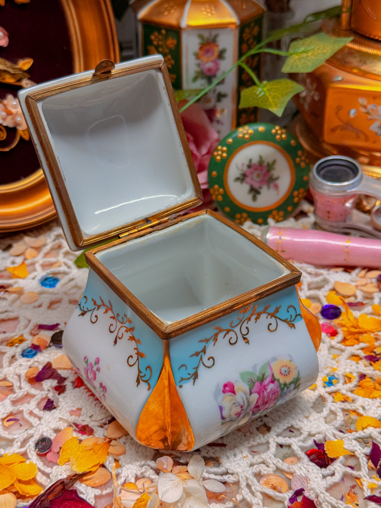 Limoges floral stash✨