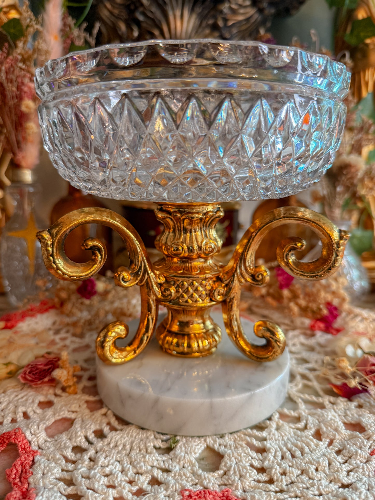 Genuine crystal and marble stash✨