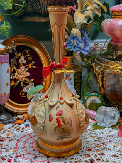 Royal Worcester luxury bong with add ons and bow✨