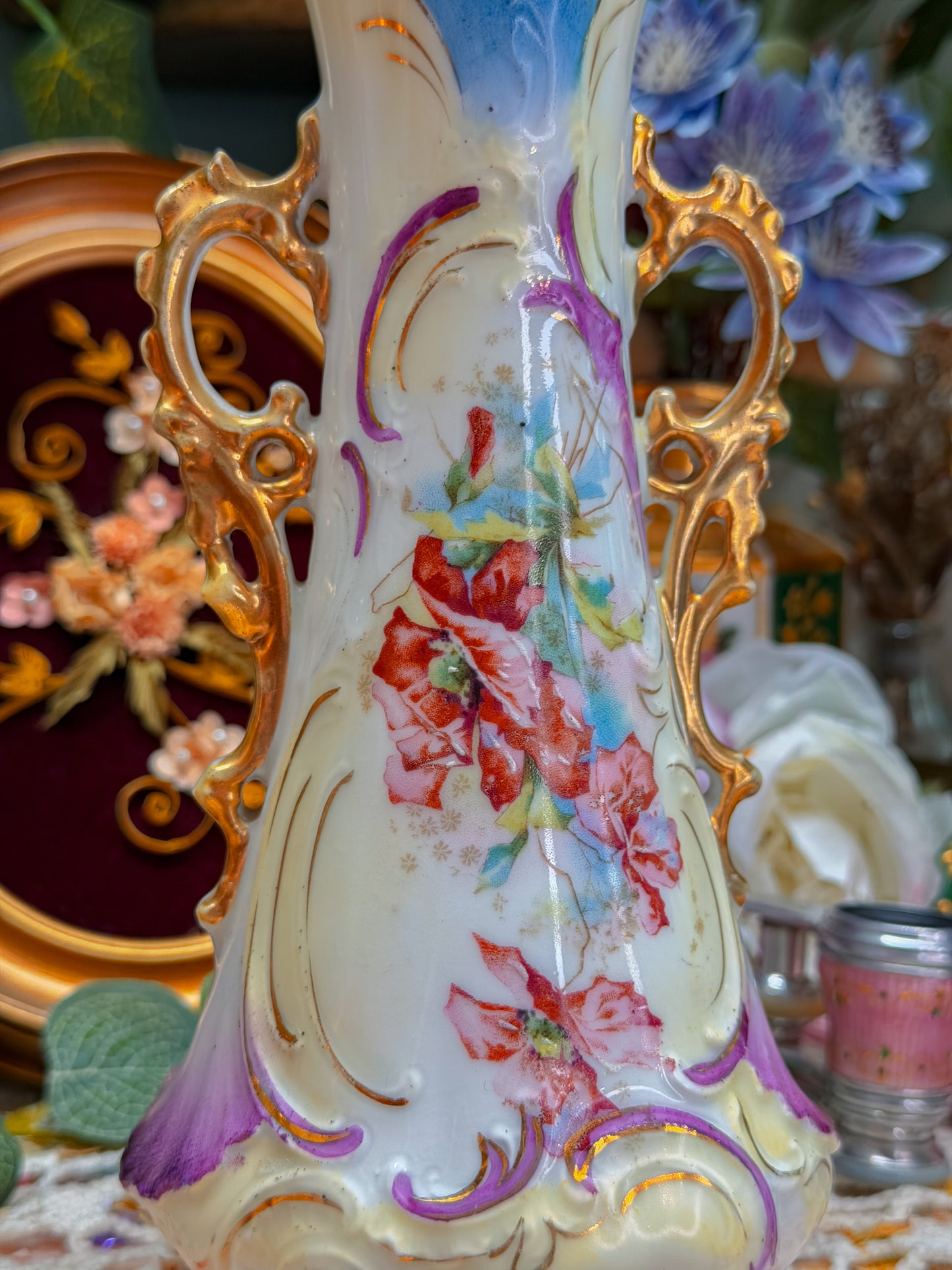 Austrian floral with mouth piece✨
