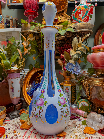 Bohemian Czech cut glass✨