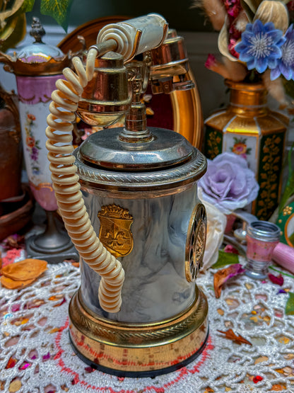 Telephone cigarette dispenser/lighter/music box (RARE)✨