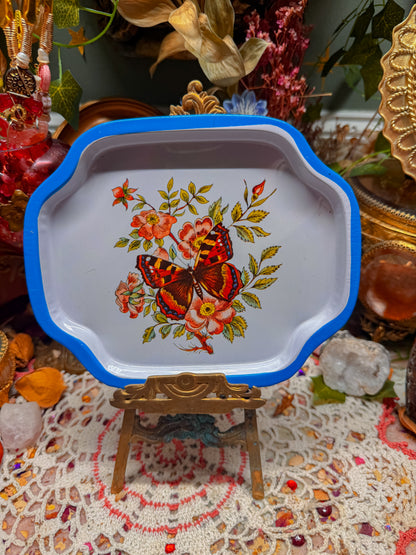 Butterfly tin Rolling tray✨