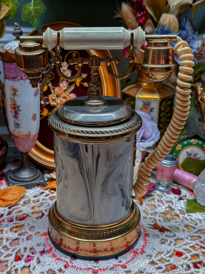 Telephone cigarette dispenser/lighter/music box (RARE)✨