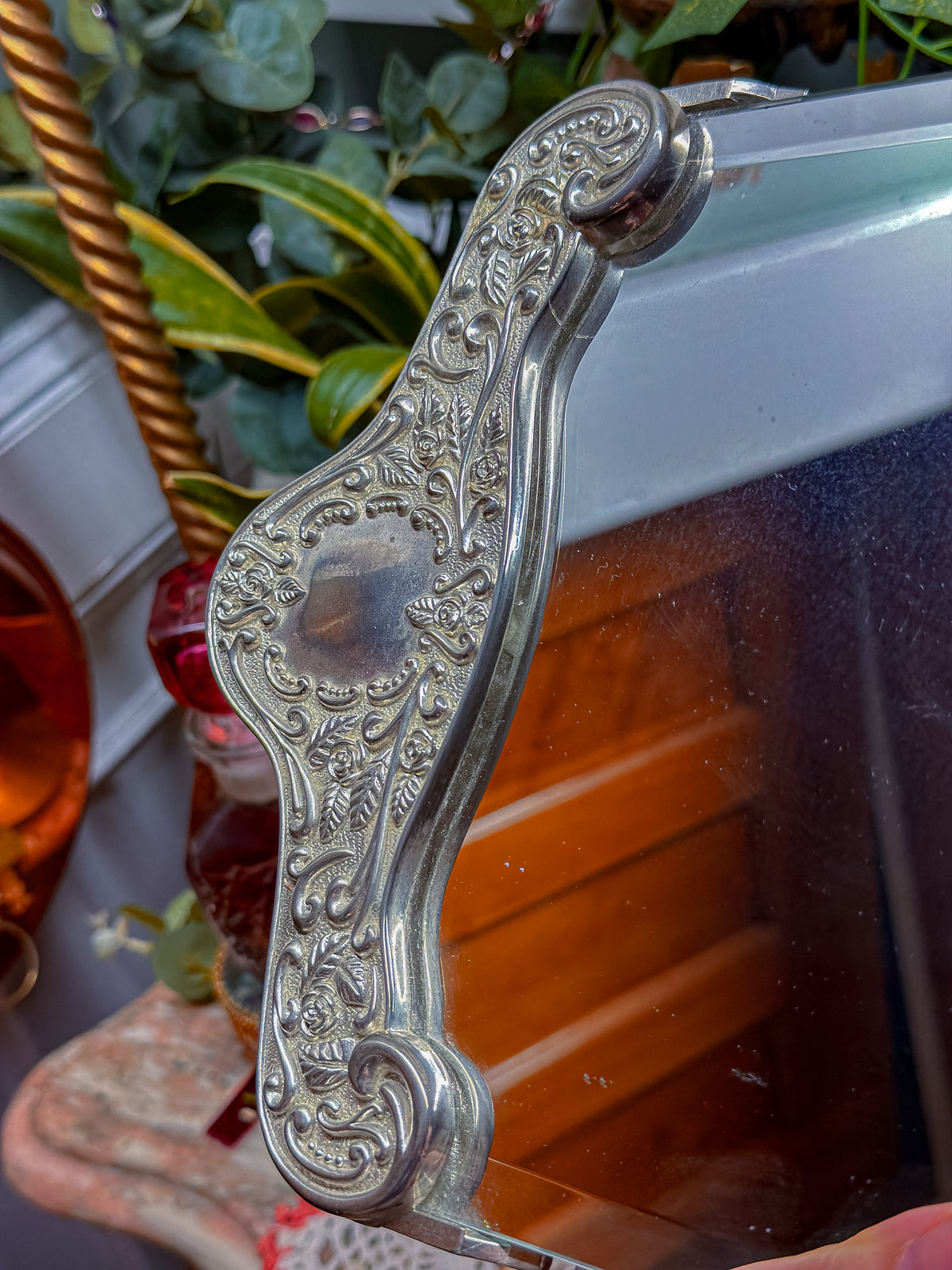 Godinger silver co mirror tray✨
