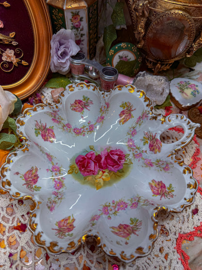 German floral ashtray✨