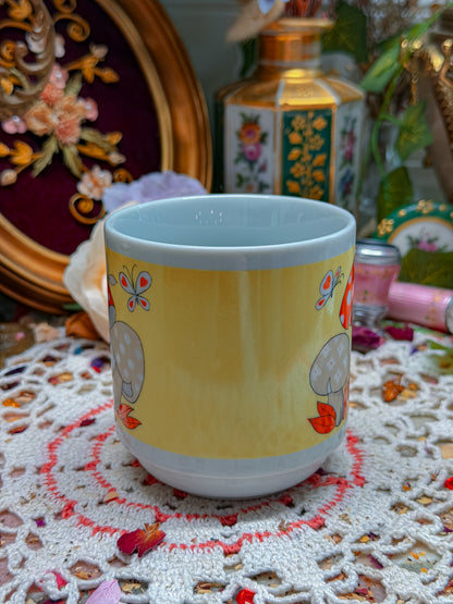 70s mushroom mug