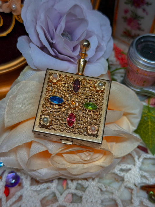 Silent butler Pocket ashtray with rhinestones✨