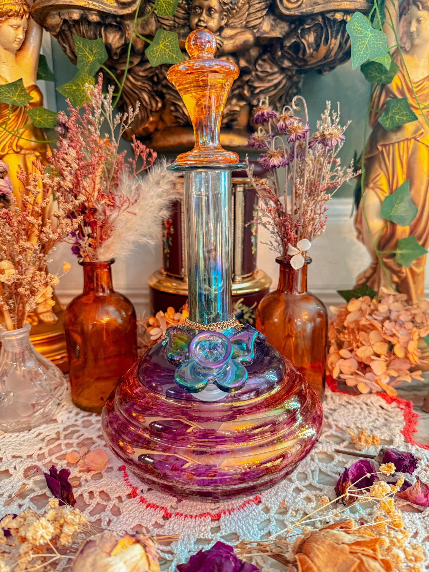 Italian art glass with add ons✨