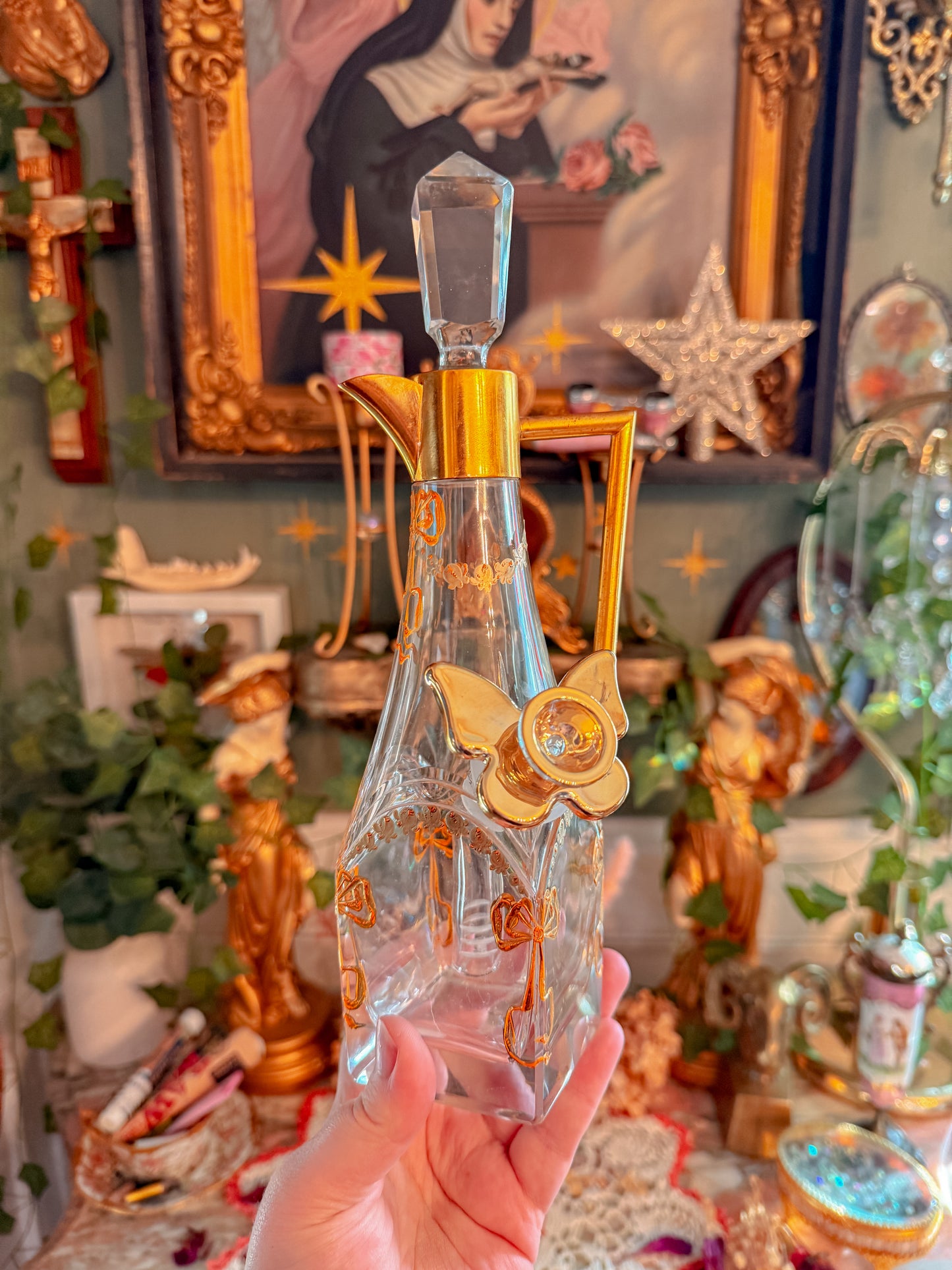 Crystal and 24k gold set✨
