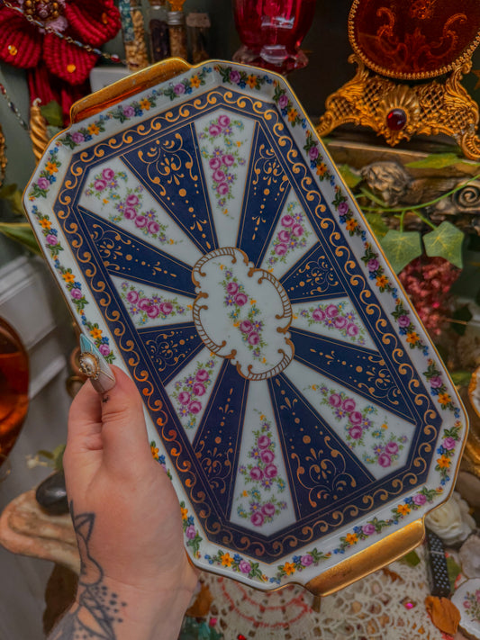 Coalport floral tray✨