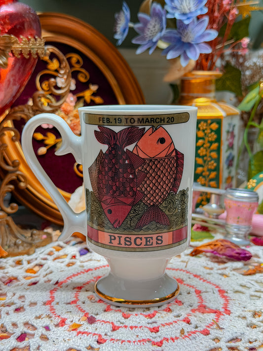 Pisces vintage mug✨