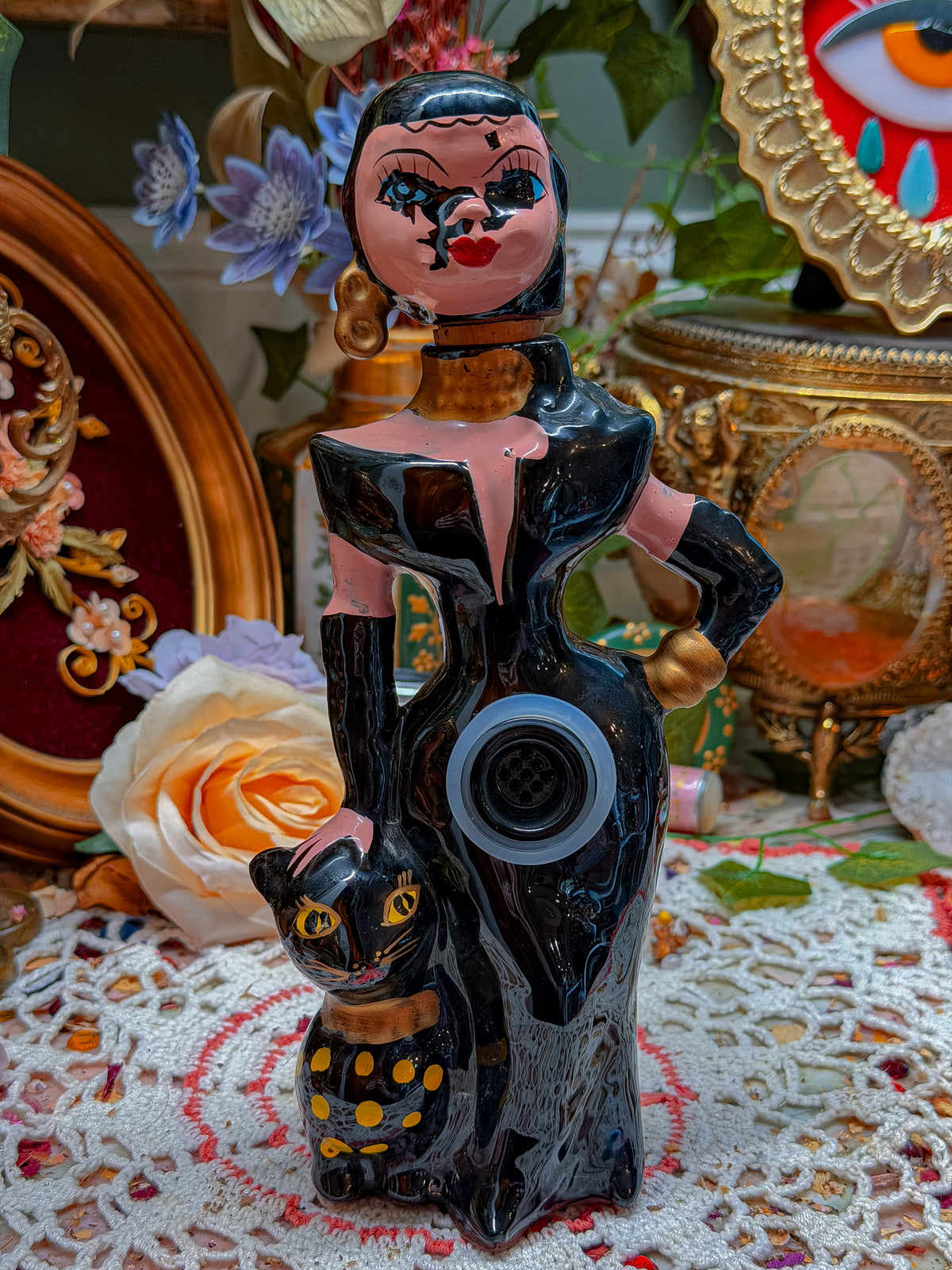 !!!Sassy cat lady pipe!!!🕷️ RARE