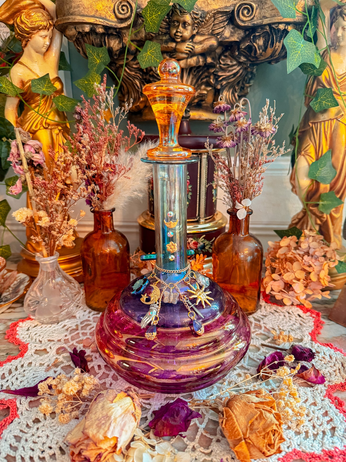 Italian art glass with add ons✨