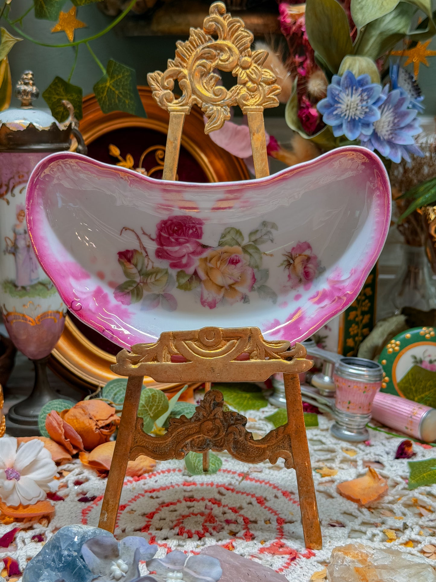 Lusterware German ashtray✨