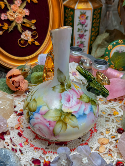 Limoges/Nippon floral set✨