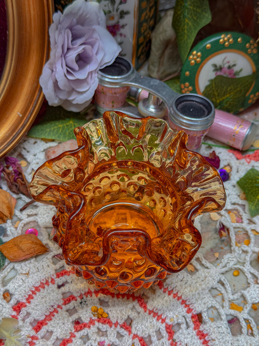 Fenton hobnail ashtray✨