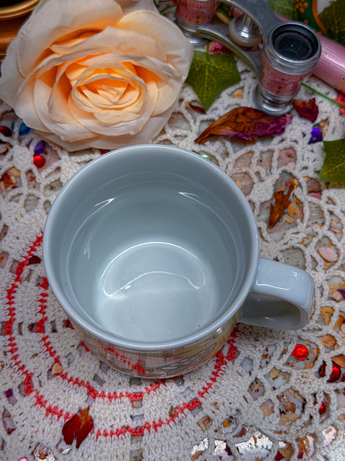 70s mushroom mug