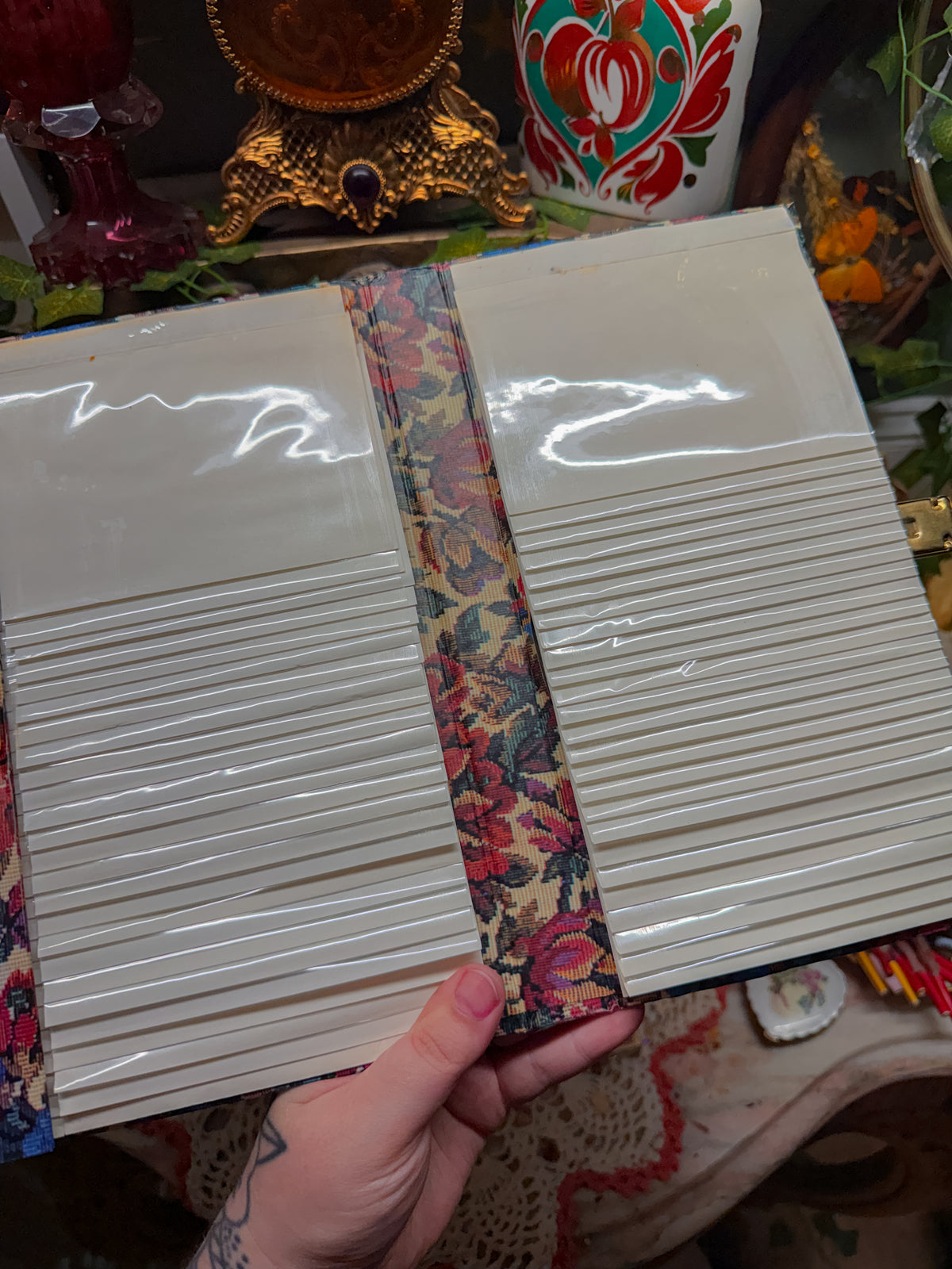 Vintage floral photo album✨