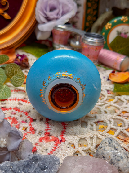 Floral hand painted chillum✨